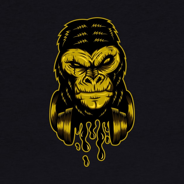 Gorilla Retro Design by Utopia Shop